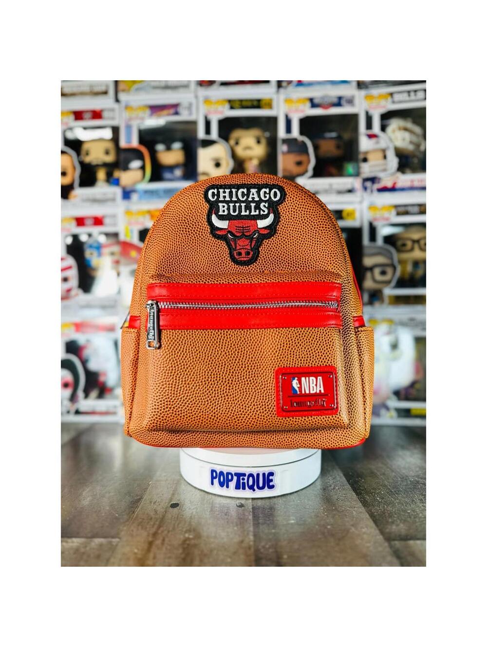 Chicago Bulls Basketball Texture Mini Backpack